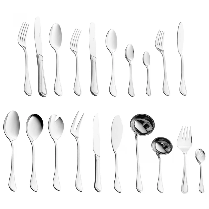 Faqueiro Turco 130 Peças Aço Inox Prata