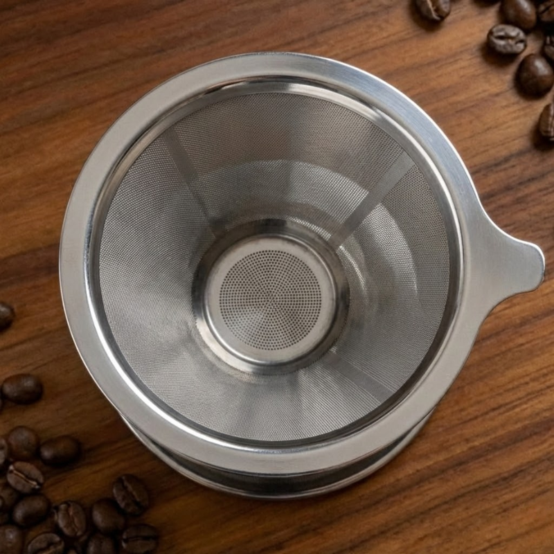 Filtro de Café Inox Prata - Tamanho 103