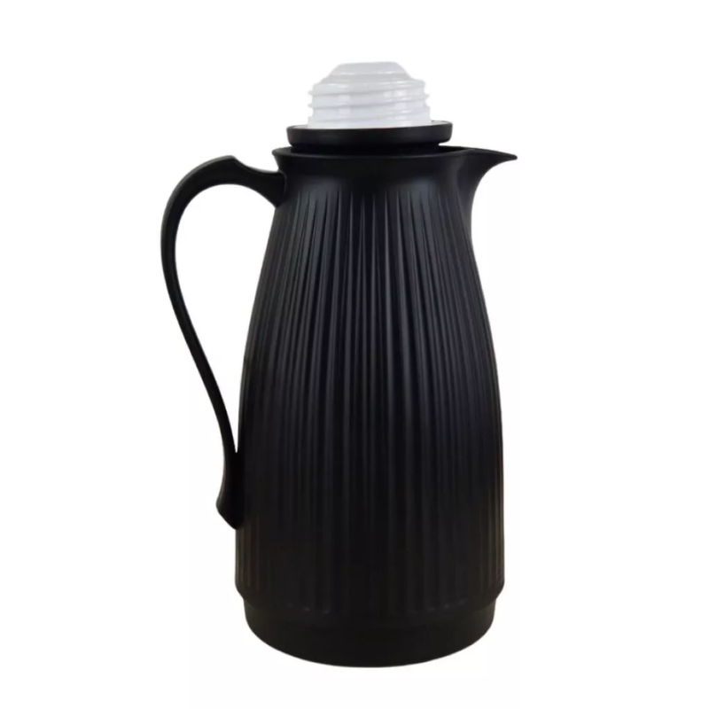 Garrafa Térmica de Café Veneza - Preta e Dourada 1L