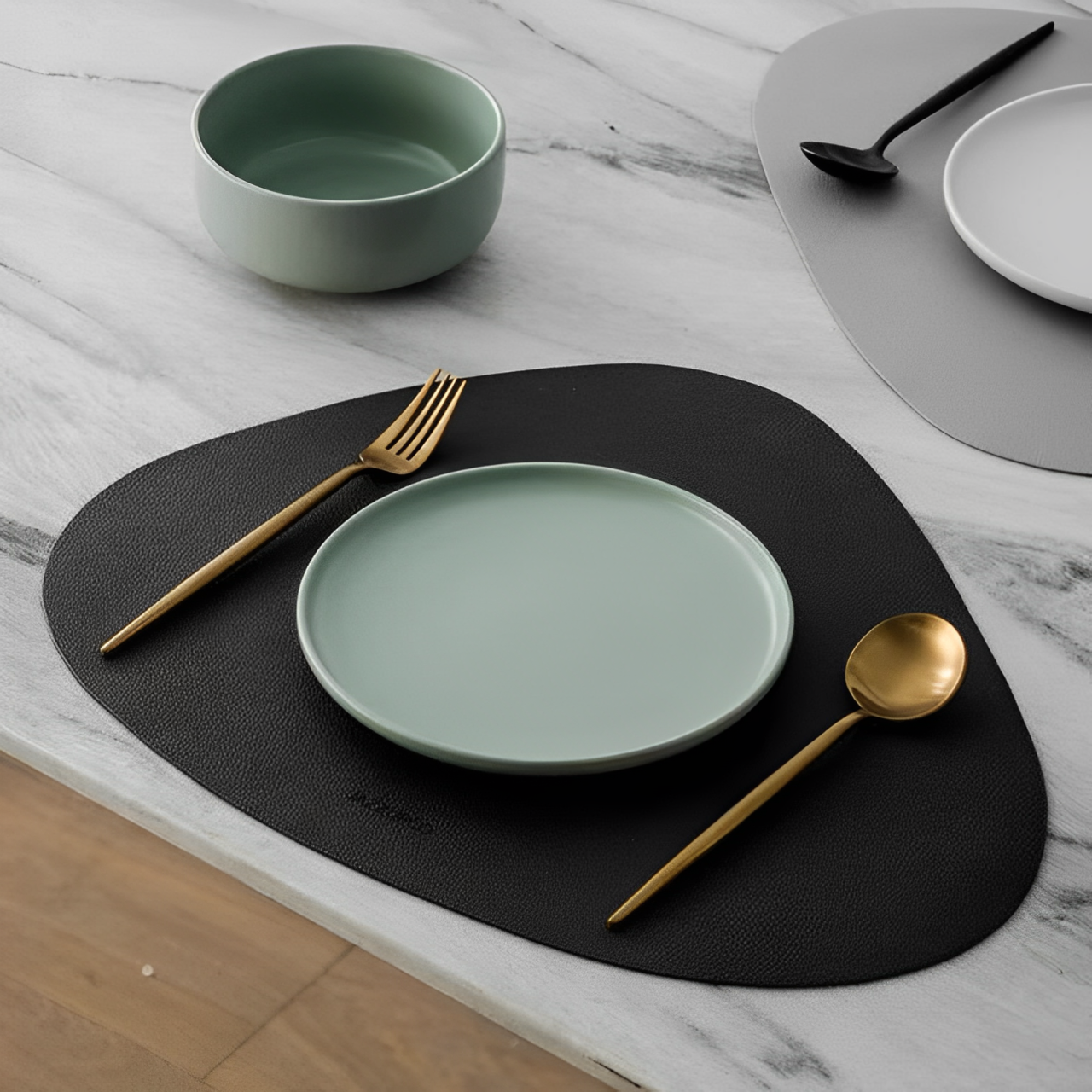 Jogo de Talheres Inox Minimalista Milão Dourado