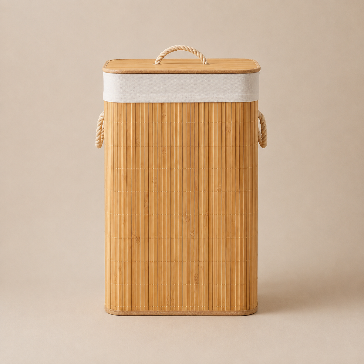 Cesto de Roupa de Bambu Roma
