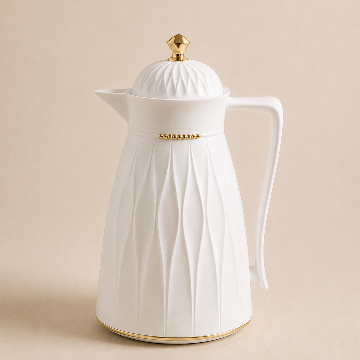 Garrafa Térmica de Café Paris 1L - Branca