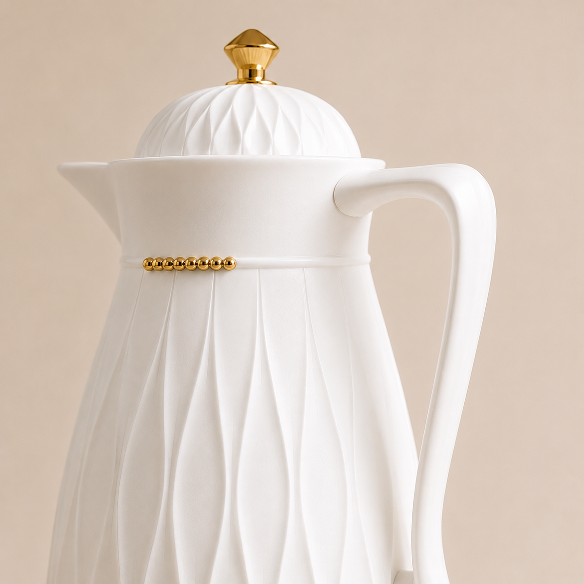 Garrafa Térmica de Café Paris 1L - Branca