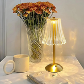 Luminária de Led Grécia com Acendimento ao Toque Dourado