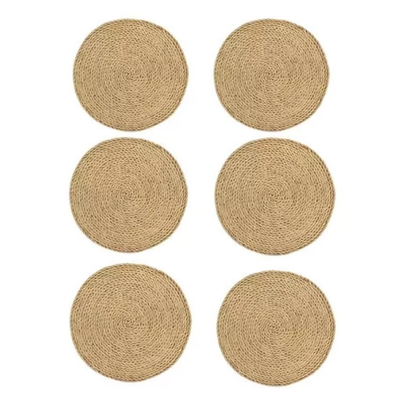 Sousplat Rústico - 6 Peças [BLACK FRIDAY 2025]