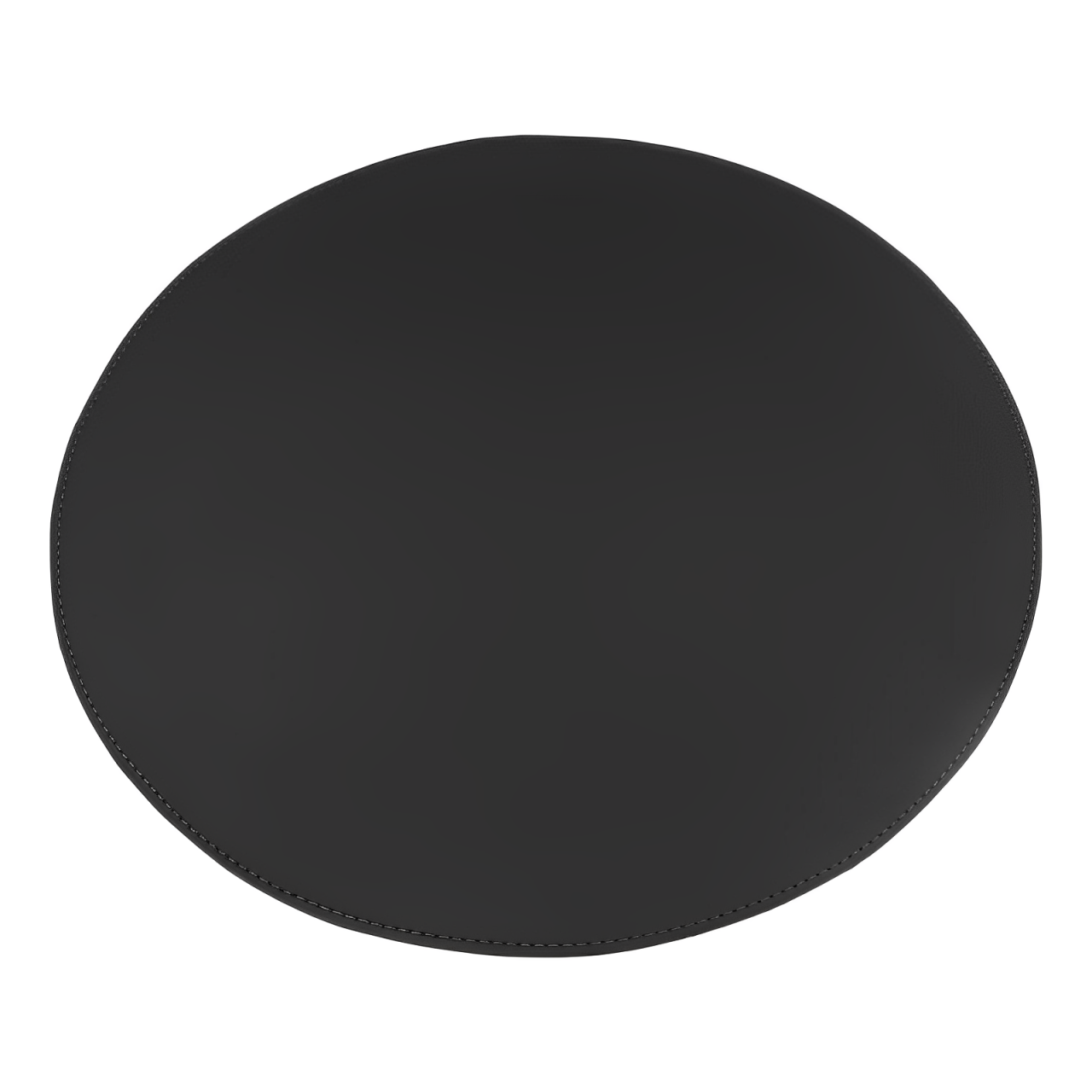 Jogo Americano Contemporâneas Couro PU Redondo Preto