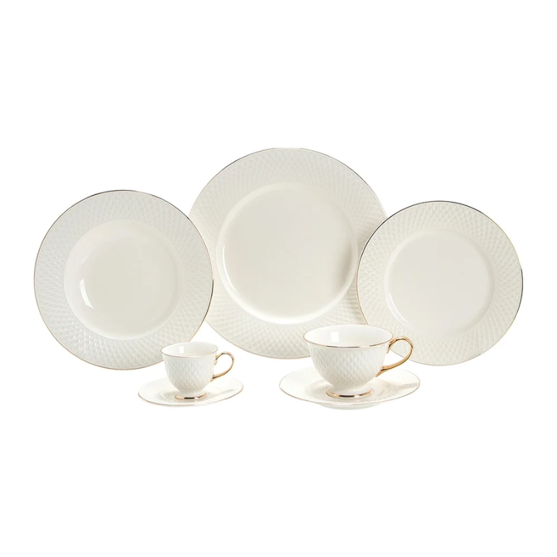 Aparelho de jantar Gold 42 Peças