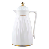 Garrafa Térmica de Café Paris - Branca e Dourada 1L