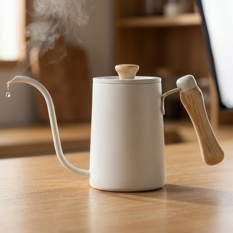 Bule de Inox Inglês - Branco 600ml