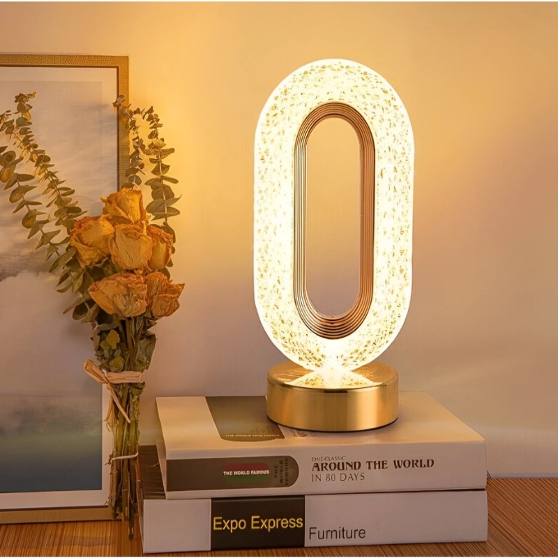 Luminária de Led Londres com Acendimento ao Toque Dourado