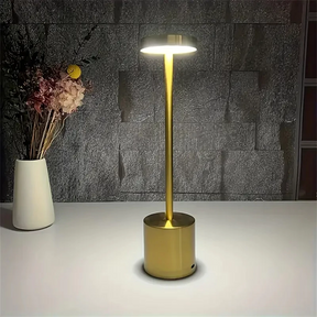 Luminária de Led Paris com Acendimento ao Toque Dourado