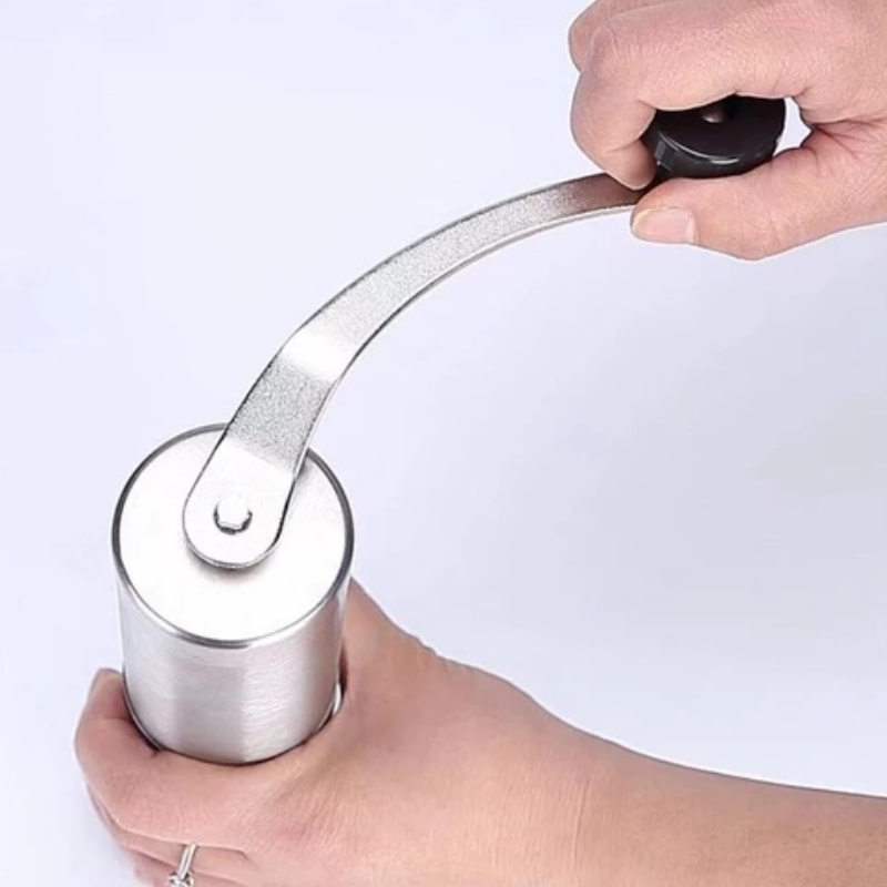 Moedor de Café Manual Turquia Prata