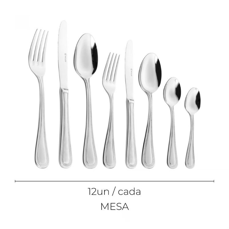 Faqueiro Valência 101 Peças Prata