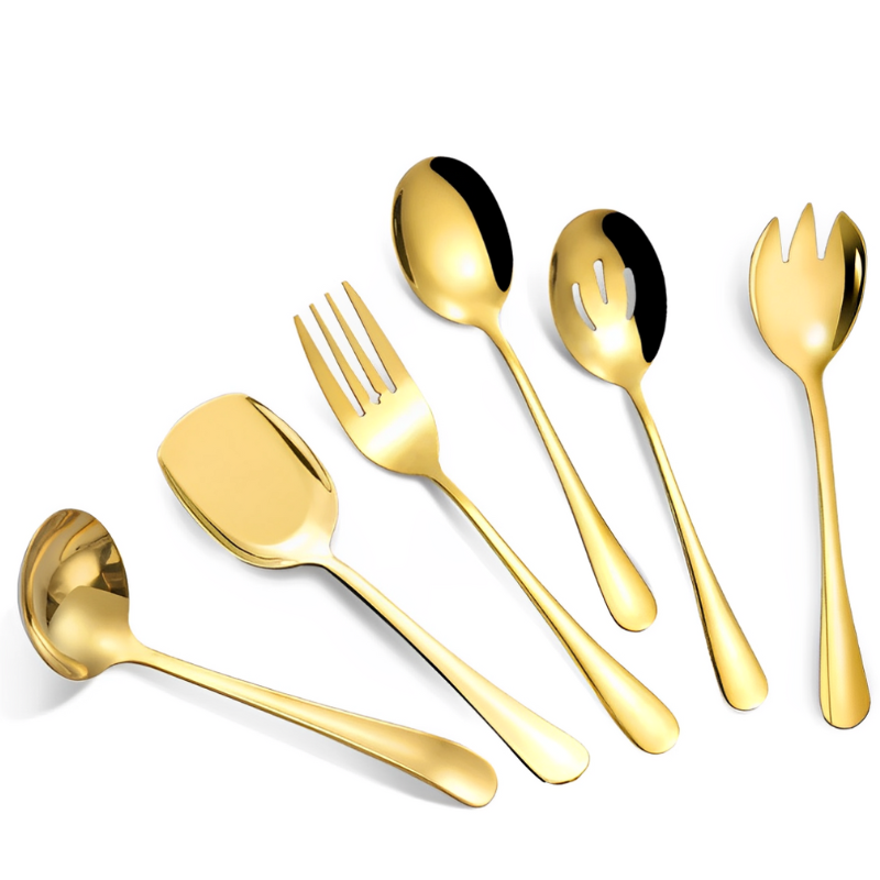 Talheres de Servir Jogo de 6 Peças