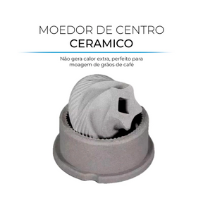 Moedor de Café Elétrico Holanda Preto