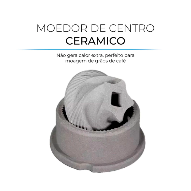 Moedor de Café Elétrico Holanda Preto