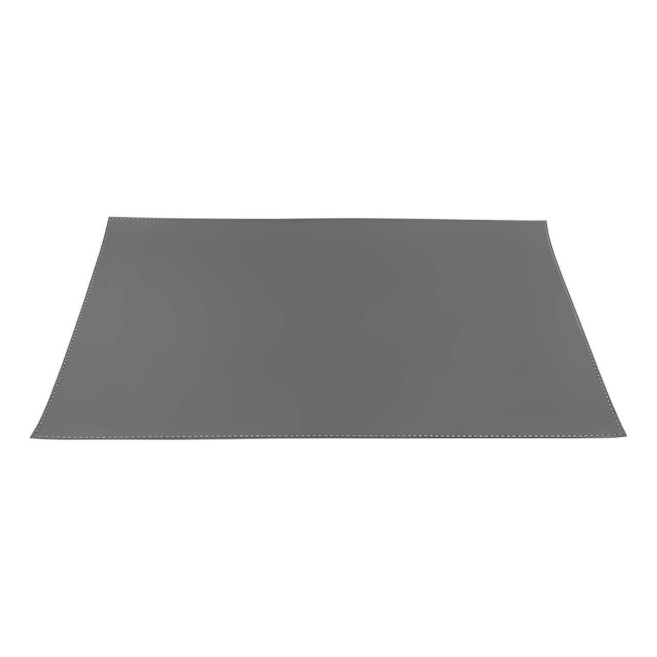 Jogo Americano Contemporâneas Couro PU Retangular Cinza