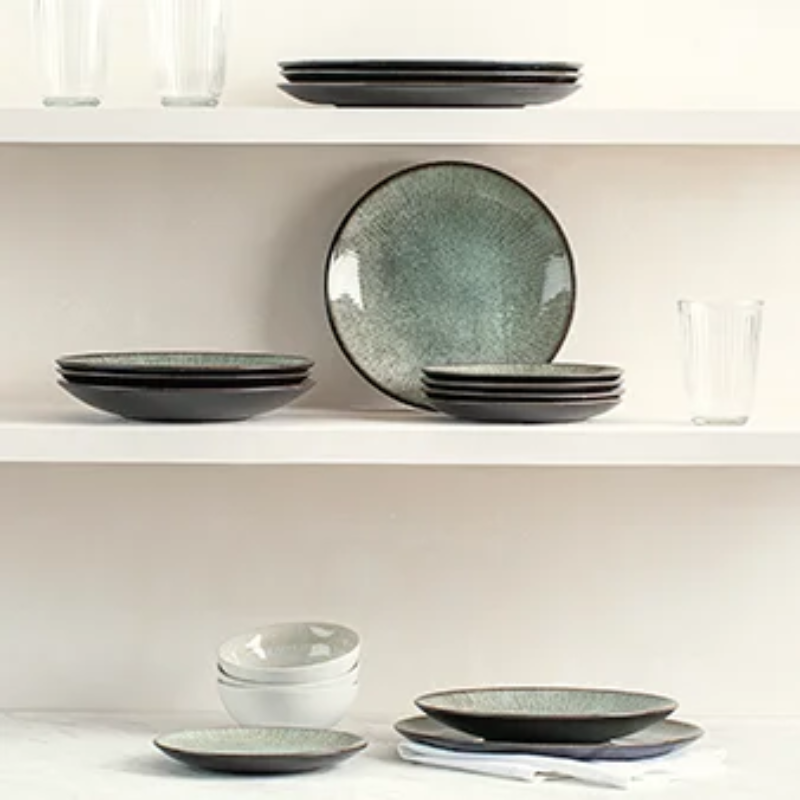 Prato Raso de Porcelana Esmeralda