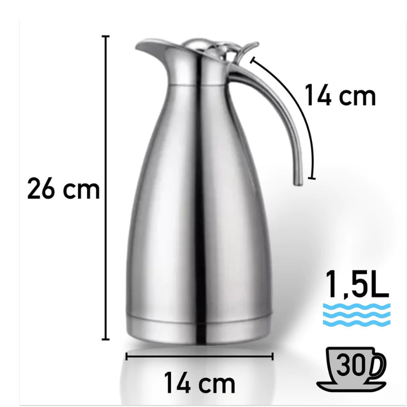 Garrafa Térmica de Café - Inox 1,5L