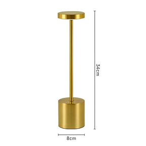 Luminária de Led Paris com Acendimento ao Toque Dourado