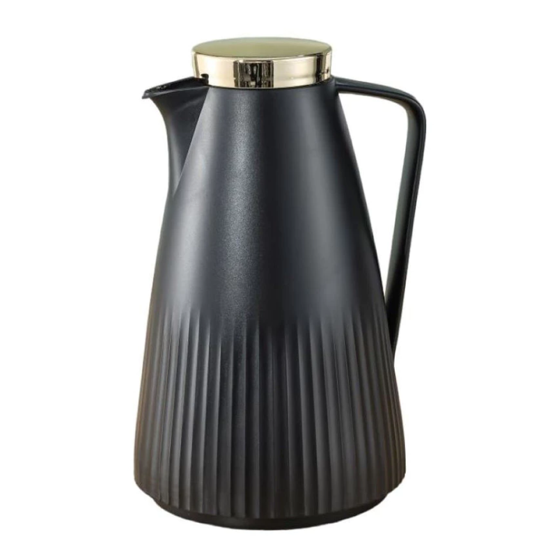 Garrafa Térmica de Café Roma - Preta e Dourada 1L