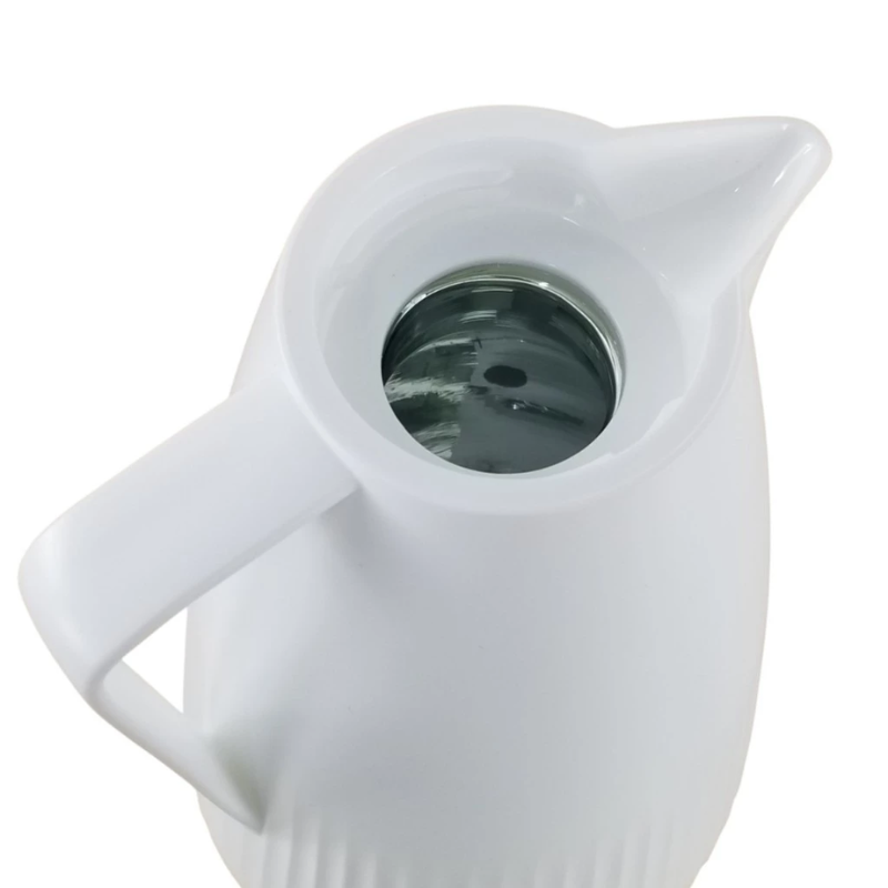 Garrafa Térmica de Café Roma - Branca e Dourada 1L