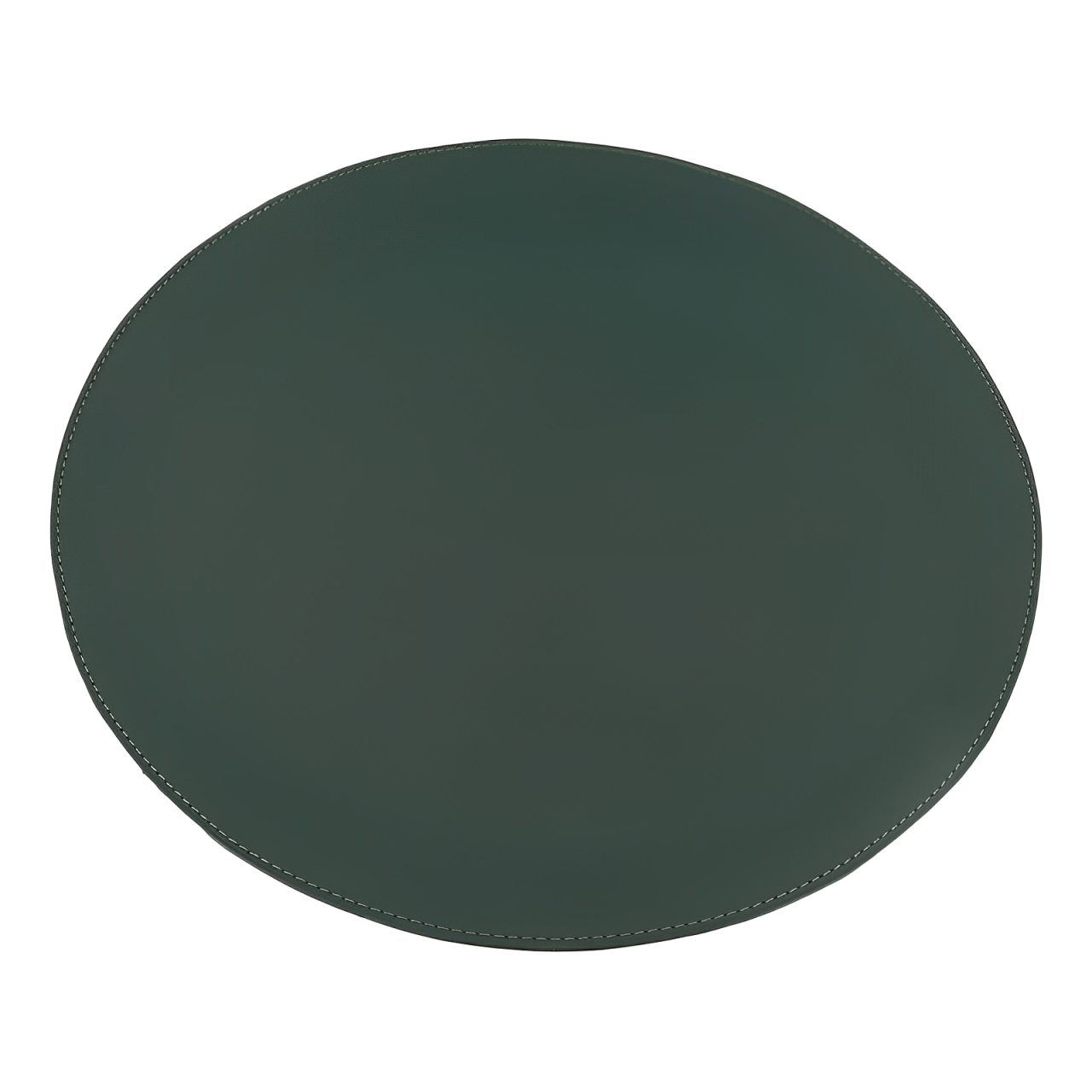 Jogo Americano Contemporâneas Couro PU Redondo Verde