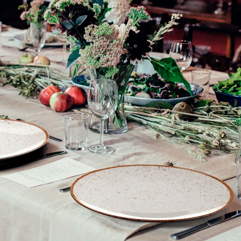 Prato de Porcelana Florida