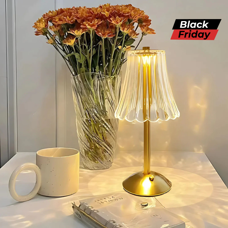 Luminária de Led Grécia com Acendimento ao Toque Dourado [BLACK FRIDAY 2025]