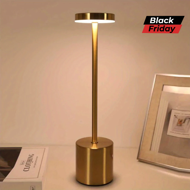 Luminária de Led Paris com Acendimento ao Toque Dourado [BLACK FRIDAY 2025]