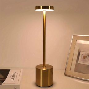 Luminária de Led Paris com Acendimento ao Toque Dourado