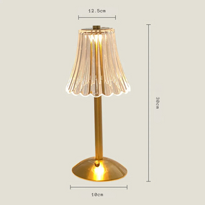 Luminária de Led Grécia com Acendimento ao Toque Dourado