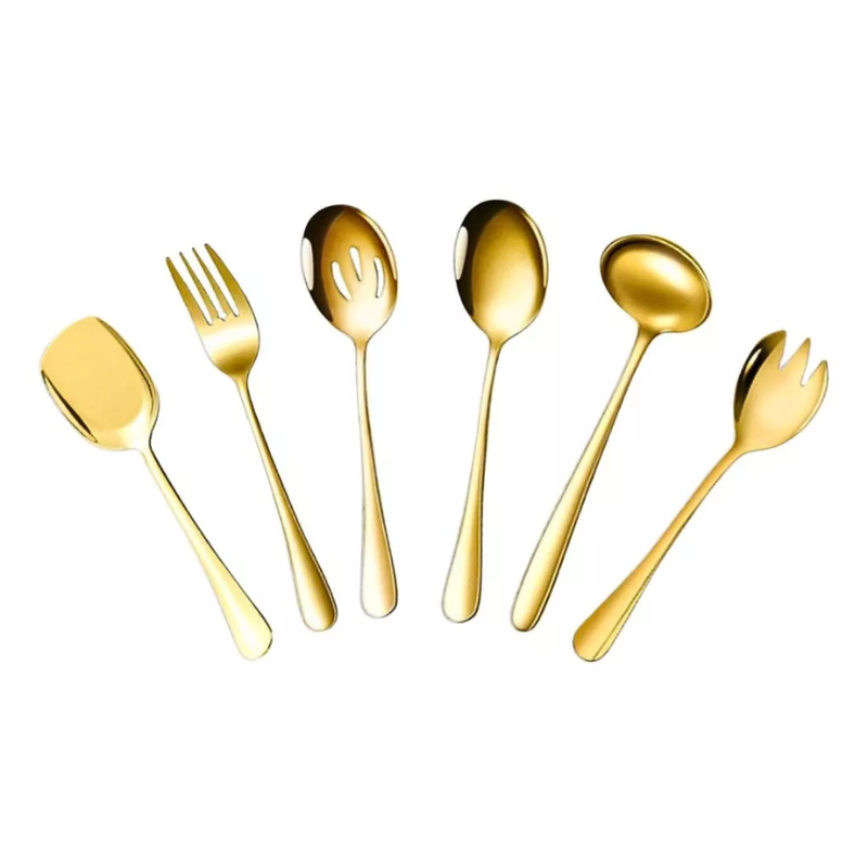 Talheres de Servir Jogo de 6 Peças