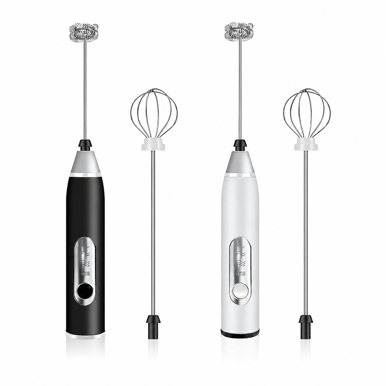 Mixer Elétrico Recarregável para Bebidas 2 em 1