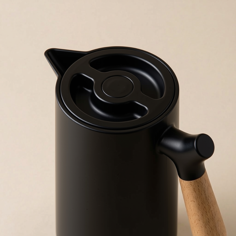 Garrafa Térmica de Café Nice 1L - Preto