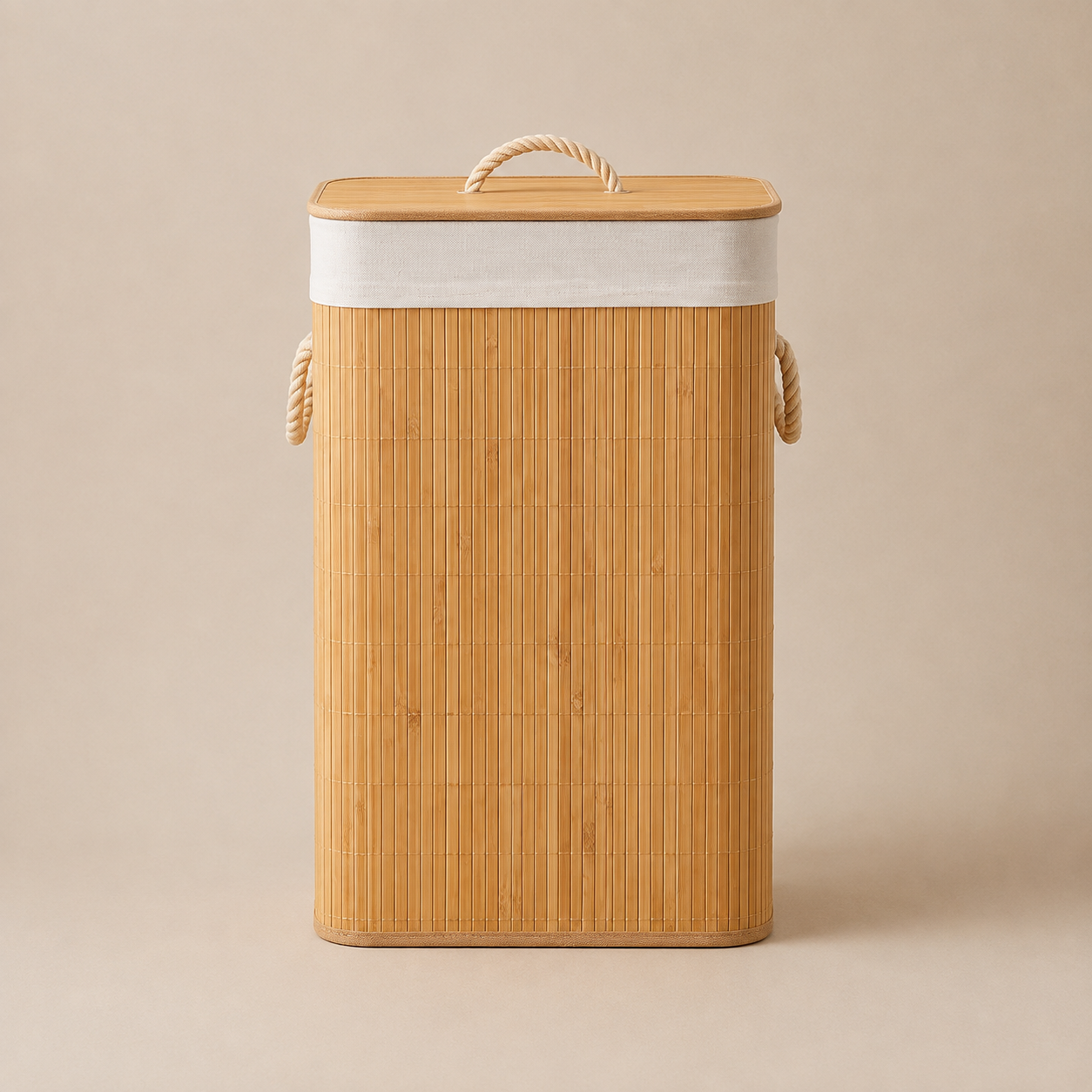 Cesto de Roupa de Bambu Roma