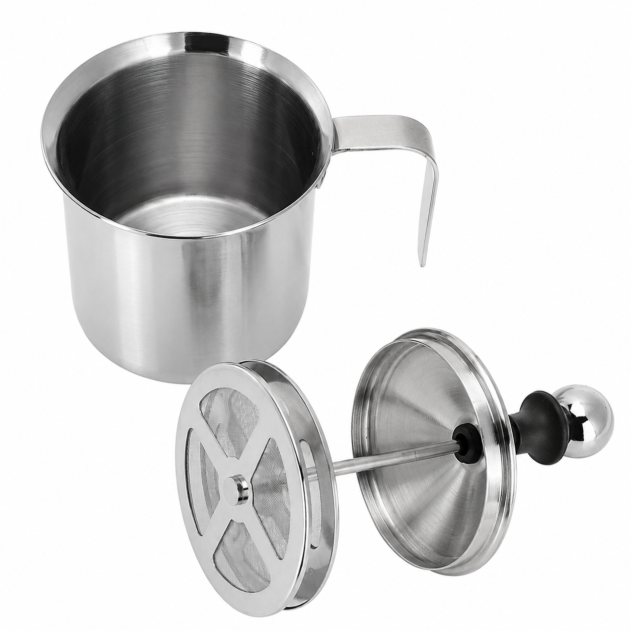 Cremeira de Leite em Inox para Café Cremoso