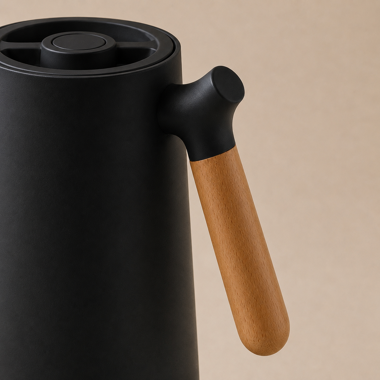Garrafa Térmica de Café Nice 1L - Preto