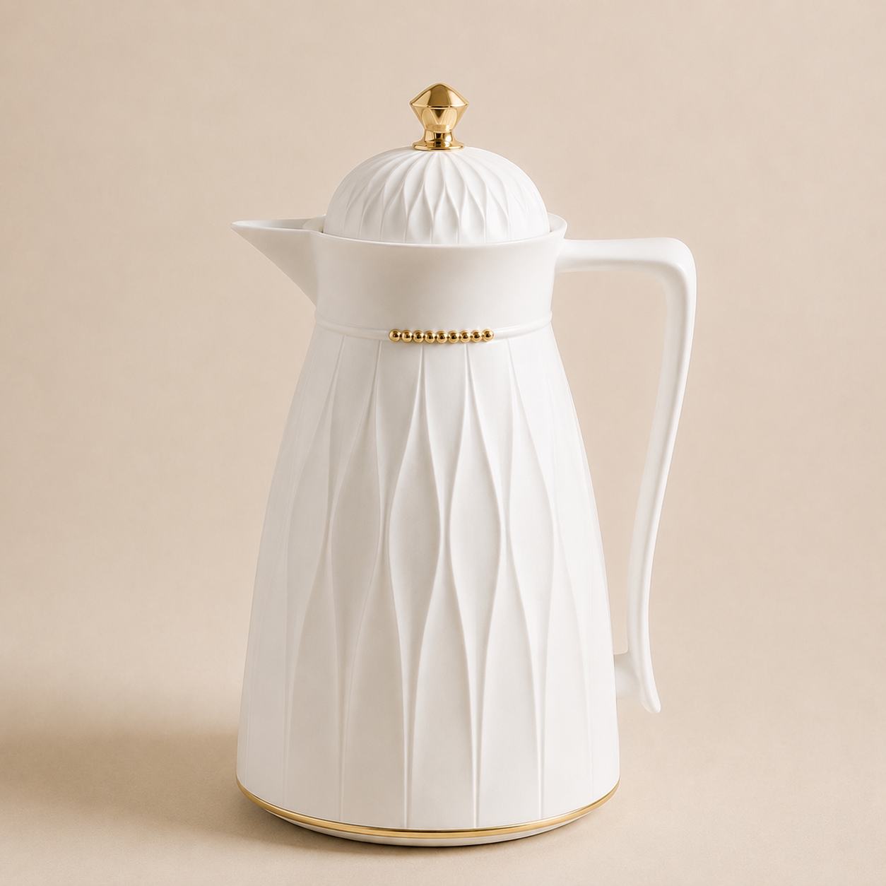 Garrafa Térmica de Café Paris 1L - Branca