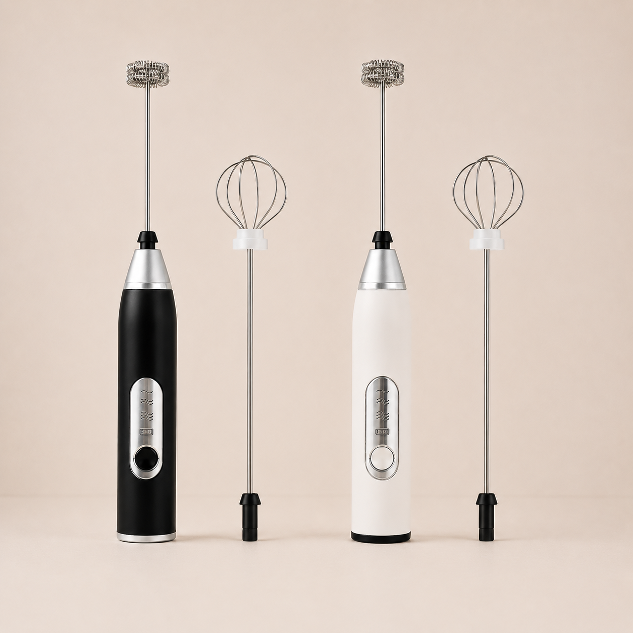 Mixer Elétrico Recarregável para Bebidas 2 em 1