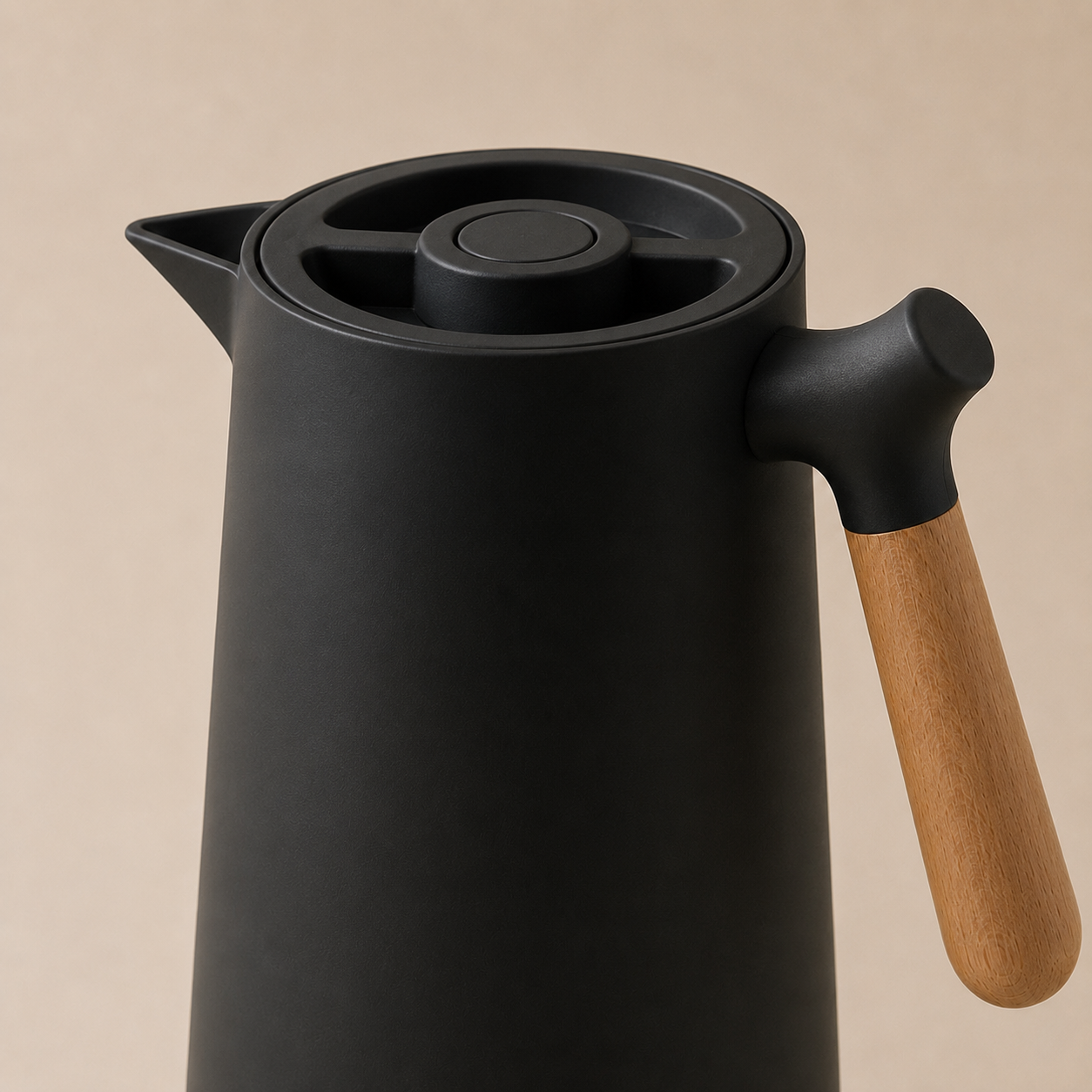 Garrafa Térmica de Café Nice 1L - Preto