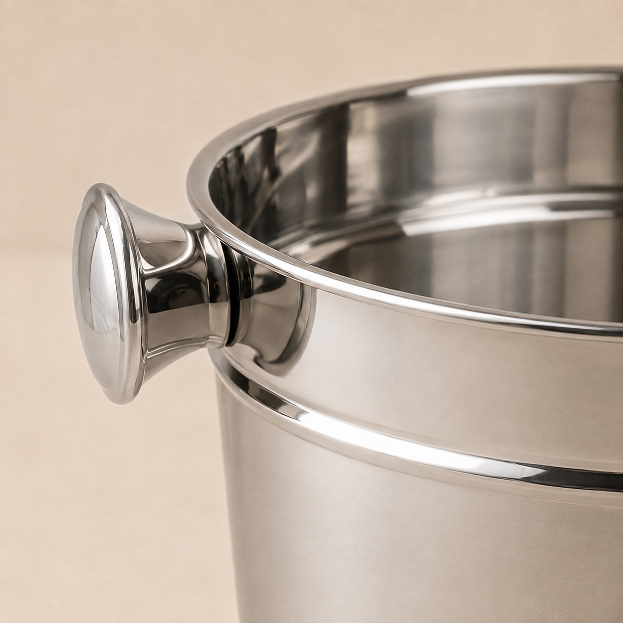 Champanheira Bellagio em Aço Inox – Balde de Gelo e Bebidas