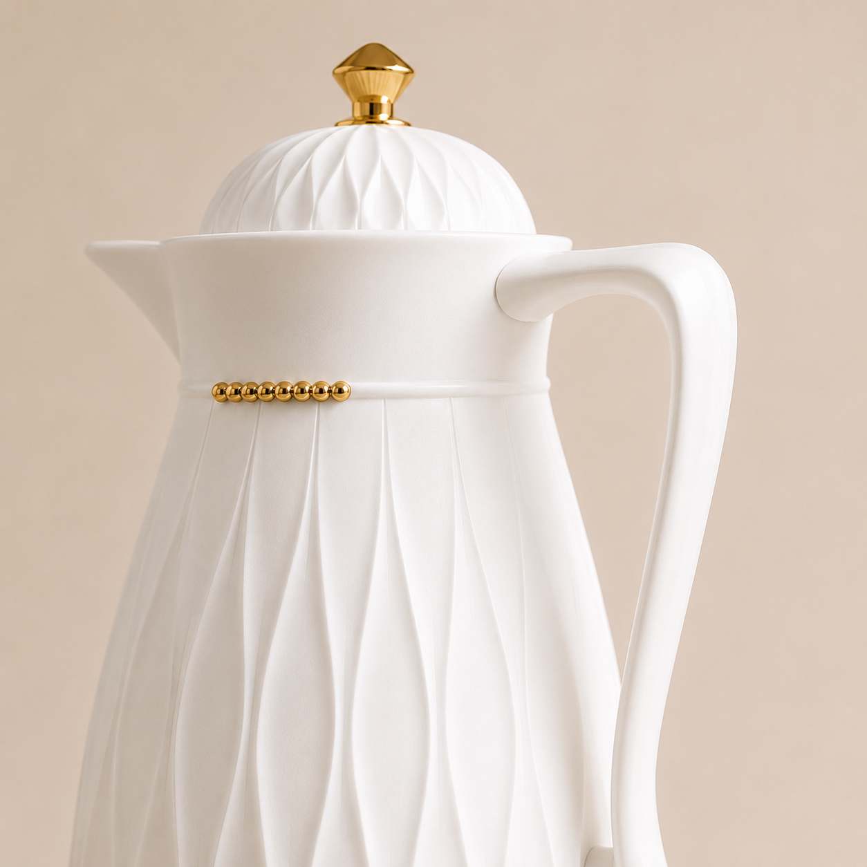 Garrafa Térmica de Café Paris 1L - Branca