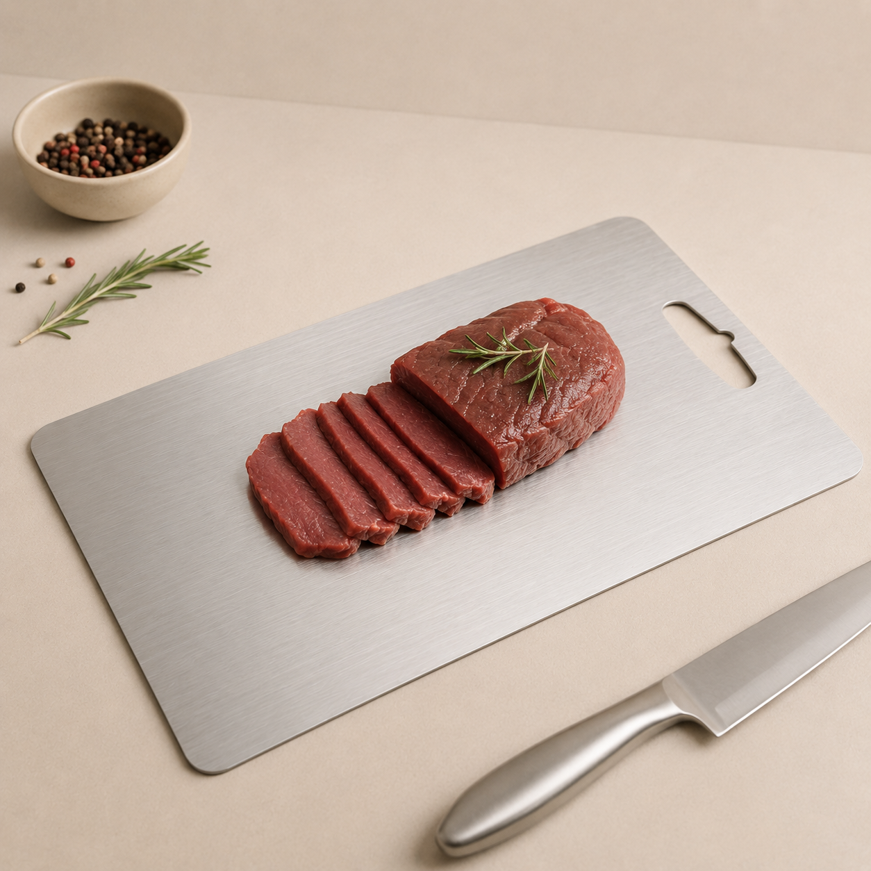 Kit 3 Tábuas de Corte de Inox [Oferta Fecha Mês Agosto]