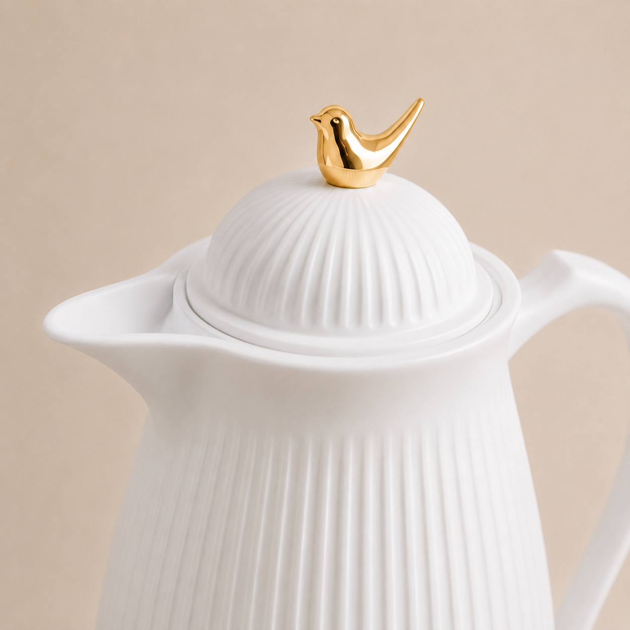 Garrafa Térmica de Café Veneza 1L - Branco