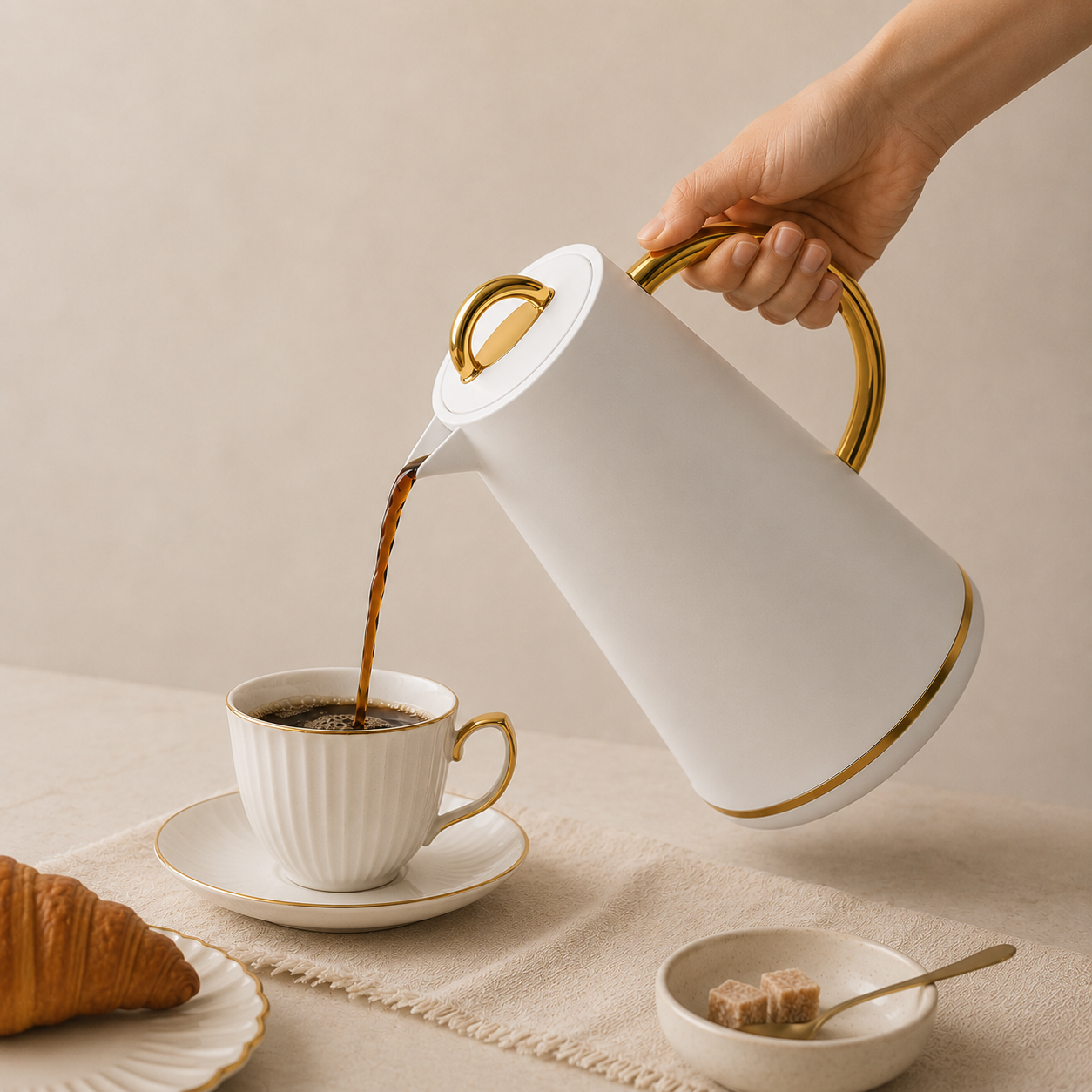 Garrafa Térmica de Café Dinamarquesa 1L [Oferta Dia dos Pais]