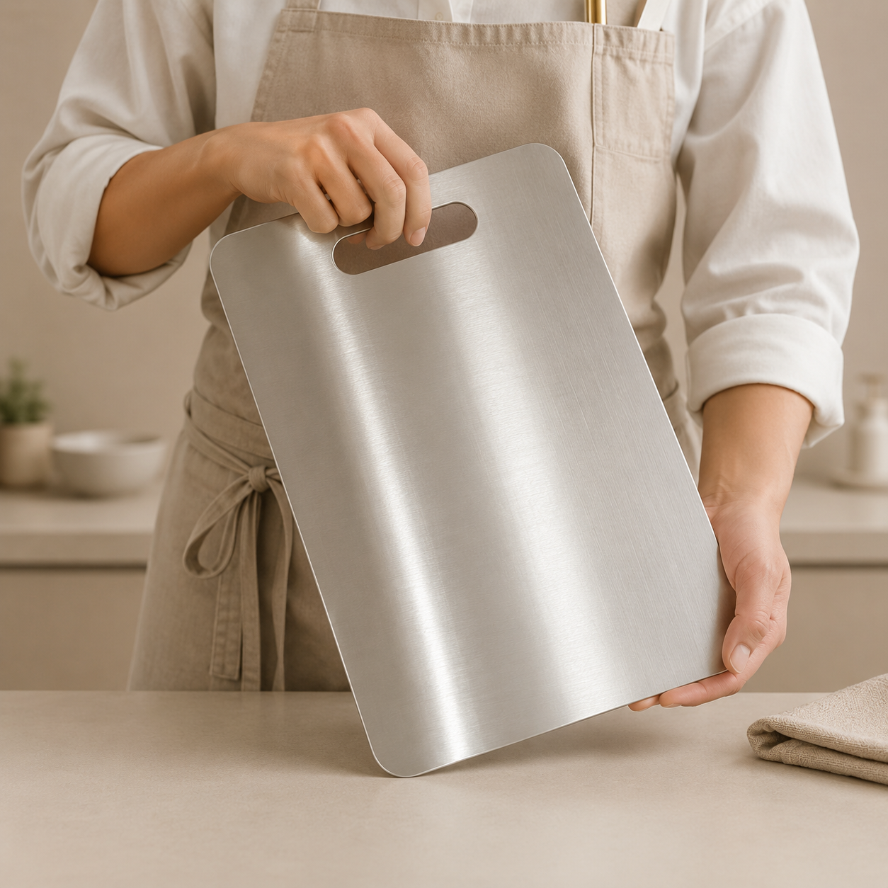 Kit 3 Tábuas de Corte de Inox [Oferta Fecha Mês Agosto]