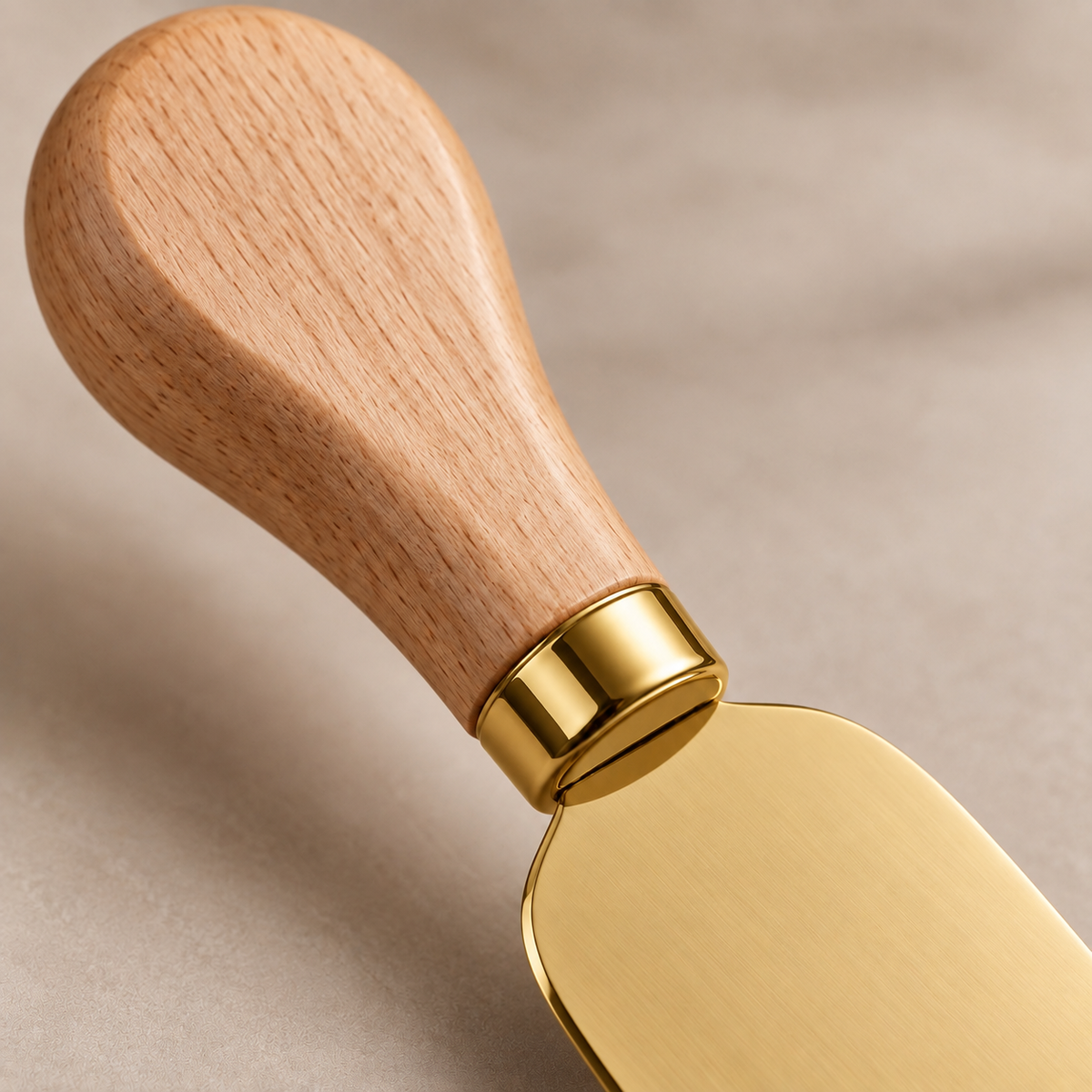 Kit para Queijos Vittoria – 4 Peças Dourado