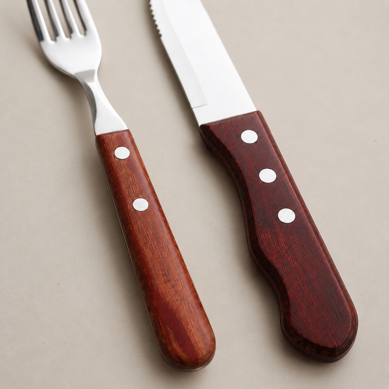 Talheres de Churrasco Jumbo Wooden