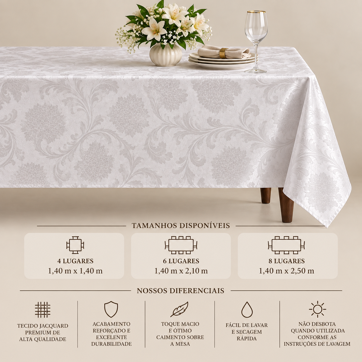 Toalha de Mesa Amélie